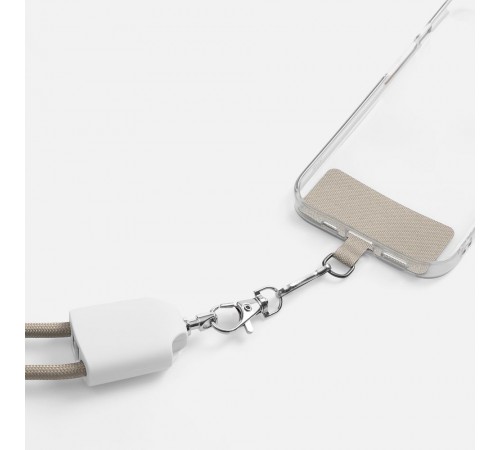 Кабель-ланьярд energyFlex Pro, серый