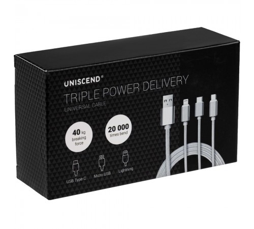 Кабель Triple Power Delivery в футляре