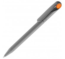 Ручка шариковая Prodir DS1 TMM Dot, серая с оранжевым