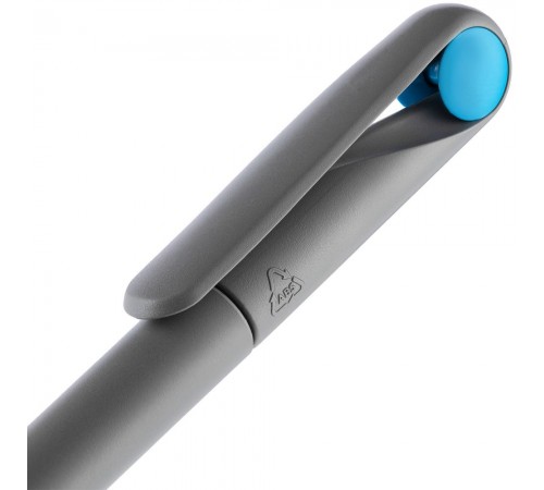 Ручка шариковая Prodir DS1 TMM Dot, серая с голубым