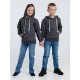 Толстовка с капюшоном детская Kirenga Kids, темно-серая (графит)