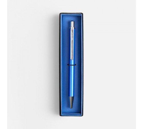 Ручка шариковая Arvent Glossy в футляре, синяя