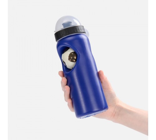 Бутылка с антистрессом Footballer, синяя