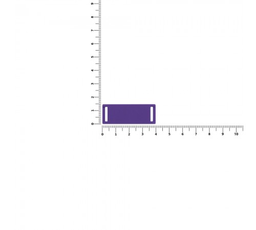 Лейбл из ПВХ Kova, фиолетовый