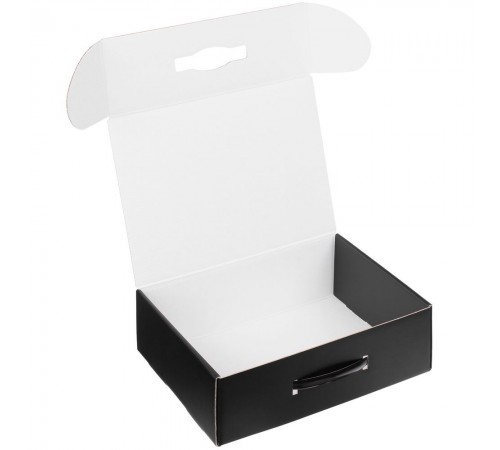 Коробка Matter Light, черная, с черной ручкой
