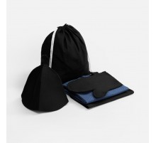 Банный набор Heat Therapy ver.2, мужской, темно-синий