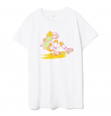 Футболка детская Skateboard, белая
