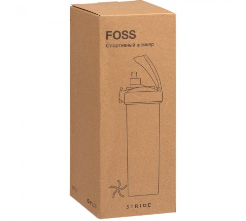 Спортивный шейкер Foss, черный