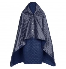 Плед-пончо для пикника SnapCoat, синий