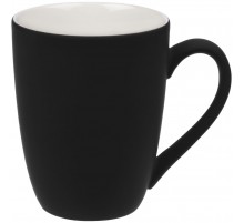 Кружка Good Morning с покрытием софт-тач, ver.2, черная