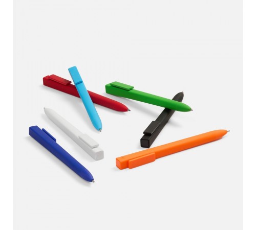 Ручка шариковая Swiper SQ Soft Touch, красная