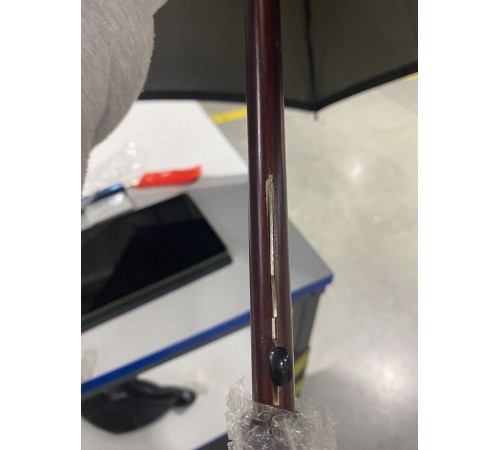 УЦЕНКА! Зонт-трость светоотражающий Reflect, черный