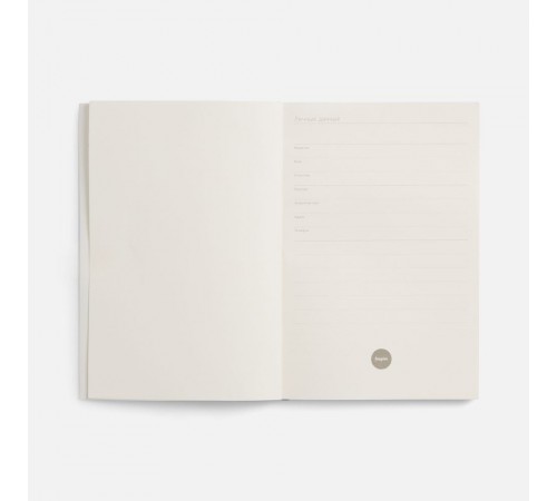 Ежедневник Flat Light, недатированный, черный