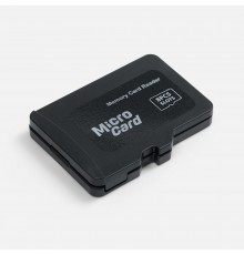 Футляр для карт памяти и SIM-карт Multitask, черный