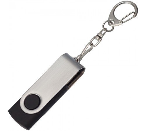 Флешка Twist, черная, 16 Гб