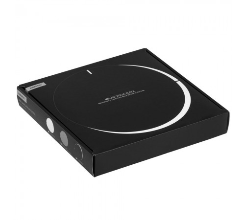 Часы настенные Melancholia Clock, черные