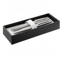 Набор из механического карандаша и ручки Poetica, серебристый