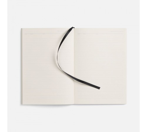 Ежедневник Flat Light, недатированный, черный