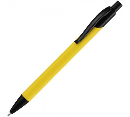 Ручка шариковая Undertone Black Soft Touch, желтая