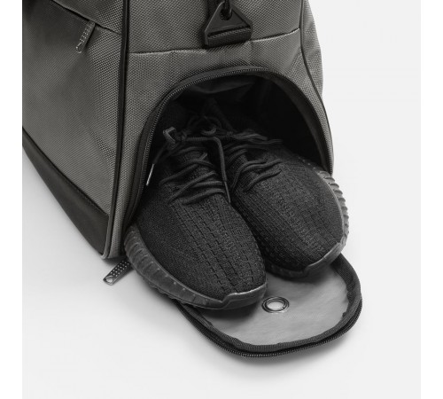 Спортивная сумка Atlantes, серая с черным