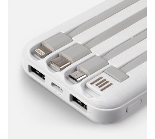 Аккумулятор Omni Qi 10000 мАч, ver.2, белый