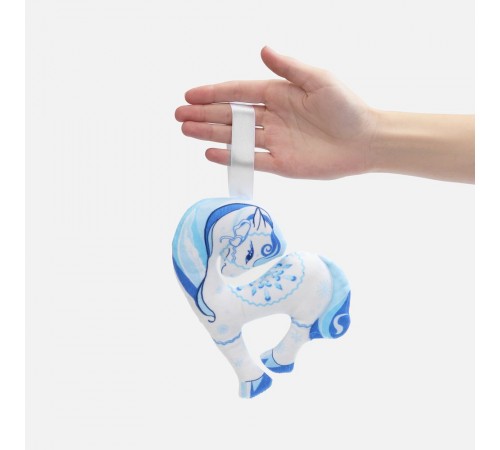 Мягкая игрушка — подвеска «Снежка»