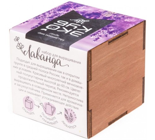 Набор для выращивания «Экокуб Lite», лаванда