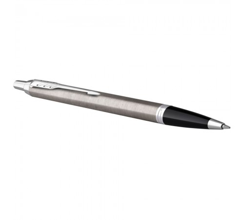 Ручка шариковая Parker IM Essential Stainless Steel CT, серебристая с черным Ручка шариковая Parker IM Essential Stainless Steel CT, серебристая с черным