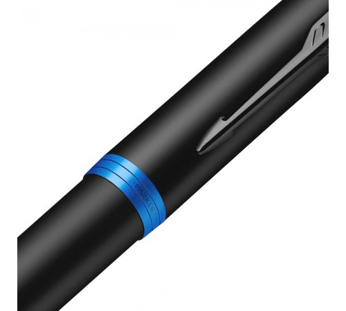 Ручка шариковая Parker IM Professionals Marine Blue BT, черная с синим