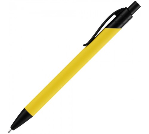 Ручка шариковая Undertone Black Soft Touch, желтая