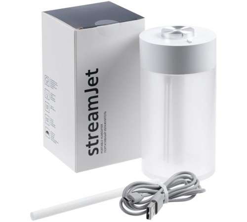 Увлажнитель-ароматизатор с подсветкой streamJet, белый