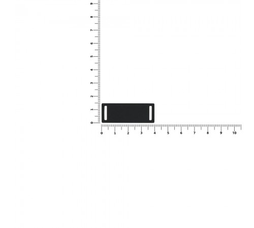 Лейбл из ПВХ Kova, черный