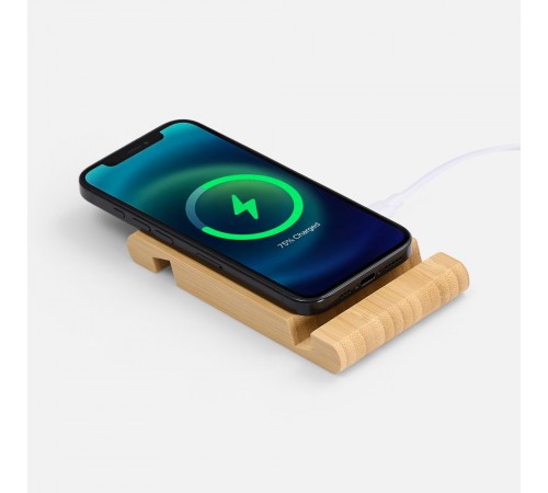 Подставка с беспроводной зарядкой Bamboost