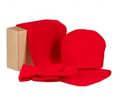 Набор Fleecy, красный