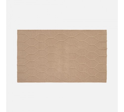 Плед Curve Verve, бежевый меланж