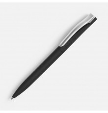 Ручка шариковая Pin Soft Touch, черная