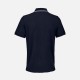 Рубашка поло унисекс Palermo, темно-синяя с белым