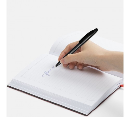 Ручка шариковая Moor Silver, черный металлик