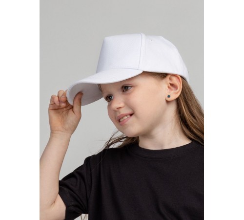 Бейсболка детская Standard Kids, белая