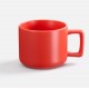 Чашка Jumbo в коробке матовая, красная