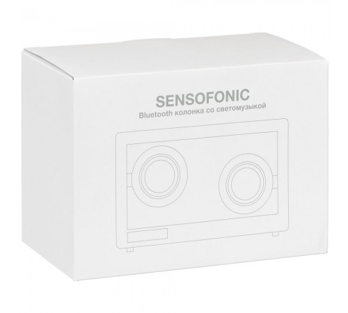 Bluetooth-колонка со светомузыкой Sensofonic, черная
