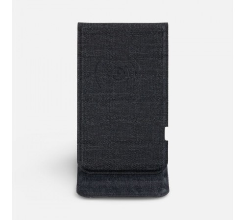 Подставка для смартфона с беспроводной зарядкой Kickstand, серая