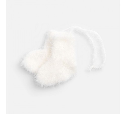 Подвеска на елку «Вьюжка», носочки, белая