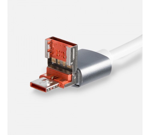 USB-хаб Slotto, серый