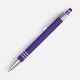 Ручка шариковая Sansen Soft Touch со стилусом, фиолетовая