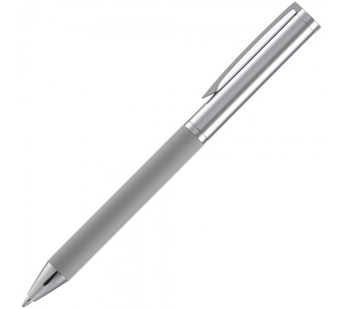 Ручка шариковая Eyeshot Soft Touch, серая