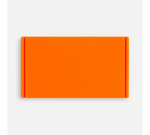 Лейбл из ПВХ Dzeta, M, оранжевый неон