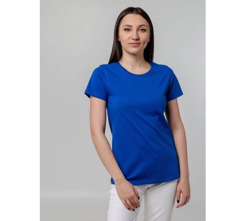 Футболка женская T-bolka Stretch Lady, ярко-синяя (royal)