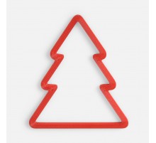 Подвеска «Елочка», 3D-печать, красная