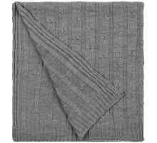 Плед Trenza, серый